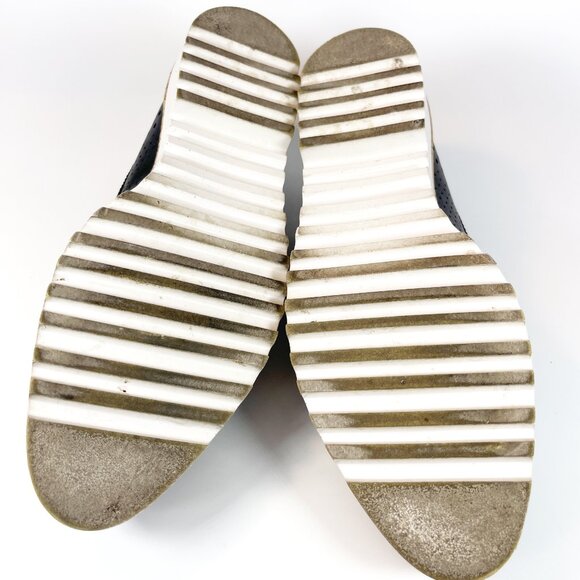 Halogen Emily Slip on Leather Loafers for Women Lug Platform Sole Shoe Size 7 - Picture 7 of 8